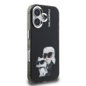 Чехол Karl Lagerfeld IML Aquarelle для iPhone 16, черный