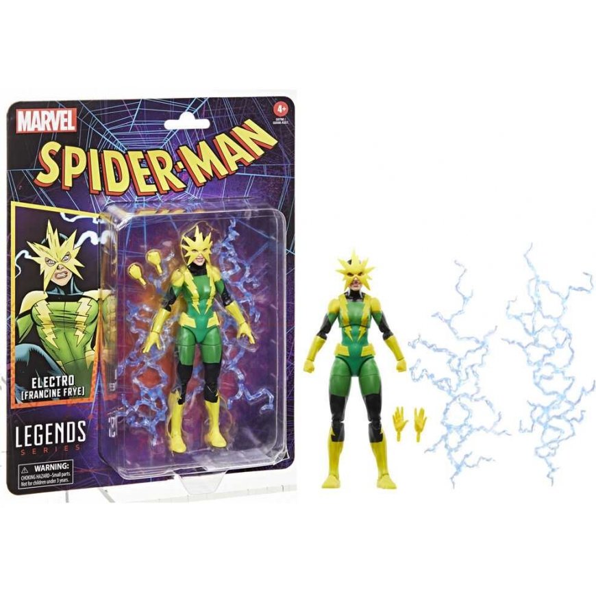 Hasbro Marvel Spider-Man Electro Francine Frye -figuuri 15 cm