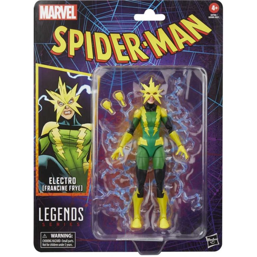 Hasbro Marvel Spider-Man Electro Francine Frye -figuuri 15 cm – 4