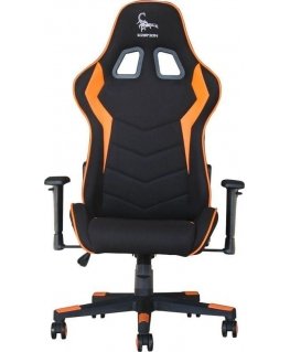 GEMBIRD mängitool SCORPION must võrk oranž nahk