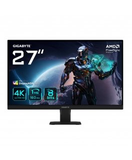 GIGABYTE GS27U 27" UHD Gaming Monitor - 3840 x 2160, 160Hz, 1ms, 350 cd/m², Display HDR400, HDMI 2.1, Displayport 1.4