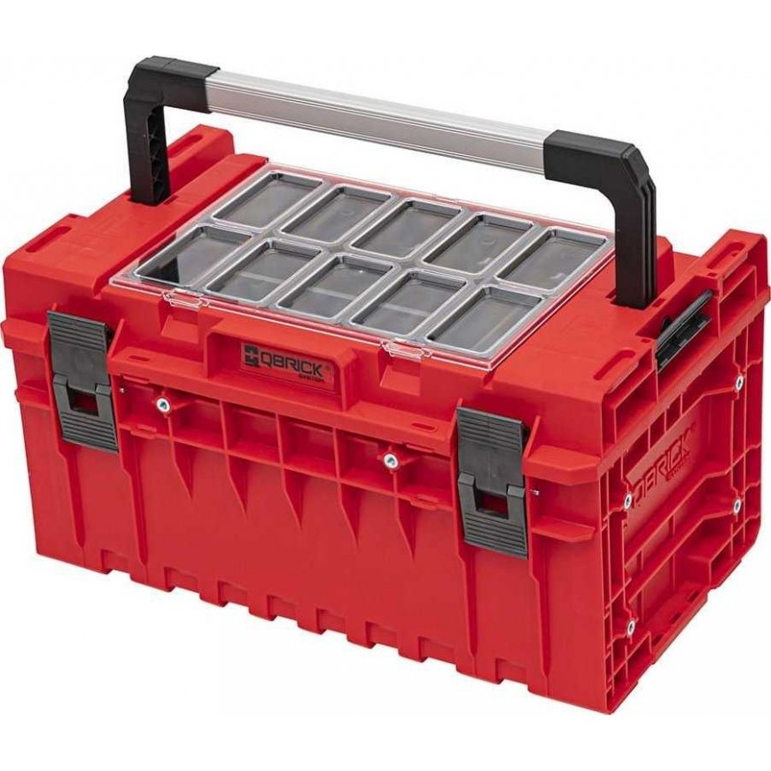 Q-Brick "Qbrick" tool box "QBRICK SYSTEM ONE 350 2.0 Expert Red Ultra HD Custom" SKRQ350E2CCZEPG013 Patrol Group – 2