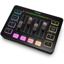 Fifine SC3 audio mikseris RGB | Straumēšana | XLR | 48V | Vocal melns Fifine SC3 audio mikseris RGB | Straumēšana | XLR | 48V | Vocal melns
