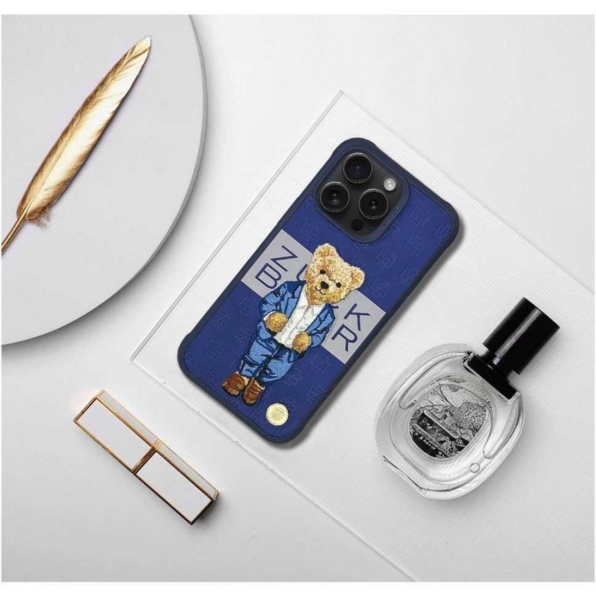 ZuckBear ZUCK BEAR vāciņš PARIS GENTLEMAN, paredzēts IPHONE 15 Pro Max kostīmam – 3