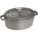 STAUB LA COCOTTE Ketaus puodas, ovalus, 8 ltr, grafitas