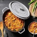 STAUB LA COCOTTE Ketaus pott, ovaalne, 8 l, grafiit