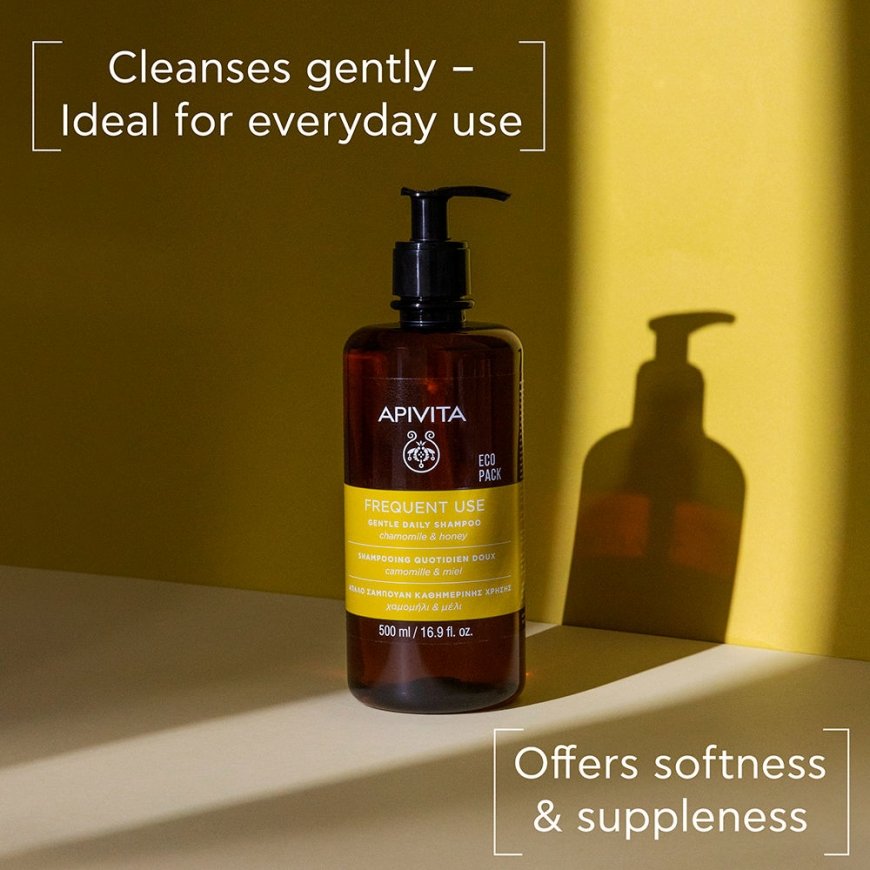 Apivita DAILY Shampoo + CONDITIONER WITH CHAMOMILE AND HONEY 2-PACK – 2