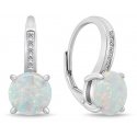 Brilio Silver Brilio Silver Decent silver earrings with zircons and synthetic opals EA932W Brilio Silver Brilio Silver Decent silver earrings with zircons and synthetic opals EA932W
