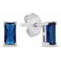 Brilio Silver Silver earrings with blue cubic zirconia EA1176WB Brilio Silver Silver earrings with blue cubic zirconia EA1176WB
