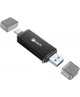 C-tech UCR-02-AL, USB 3.0 TYPE A / C ТИП, SD / микро SD