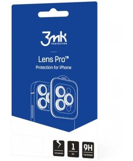 Apple iPhone 17 Pro / 17 Pro Max - 3mk objektiivi kaitse, vikerkaare värvid