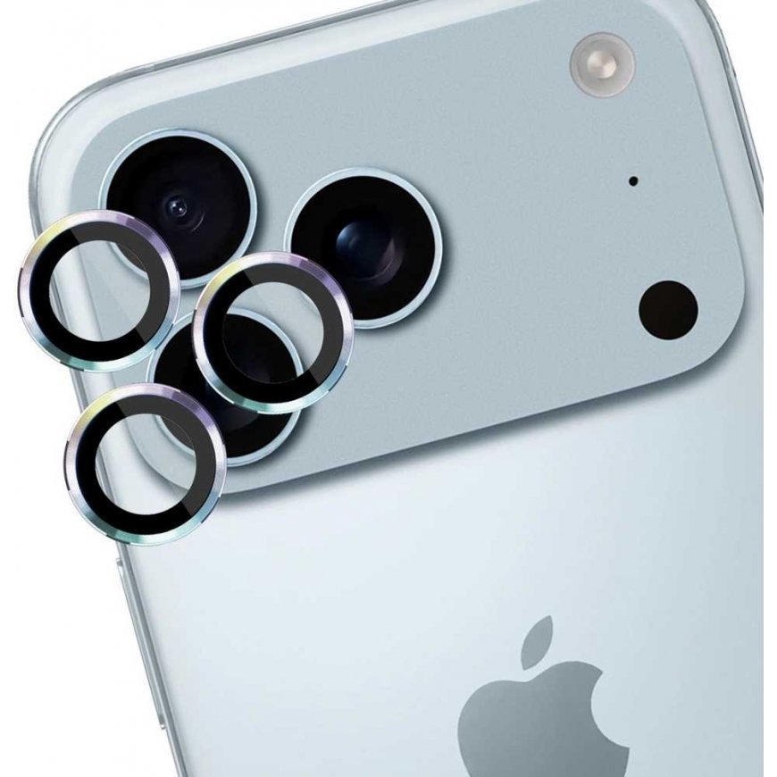 Apple iPhone 17 Pro / 17 Pro Max - 3mk objektiivisuojus, sateenkaaren värit – 3