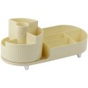 Lean Cosmetics and office supplies organizer, 34.5x14.7x14.3 cm, sand color Lean Cosmetics and office supplies organizer, 34.5x14.7x14.3 cm, sand color