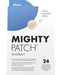 Hero Pleistrai odos netobulumams „Mighty Patch Invisible+“ (hidrokoloidiniai pleistrai) 24 vnt.