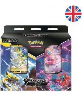 Anglų Pokemon Deoxys vs Zeraora V mūšio kaladės kolekciniai žaidimų kortelės