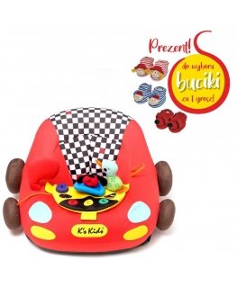 K's Kids Jumbo Go Go Go automobilis - Raudona