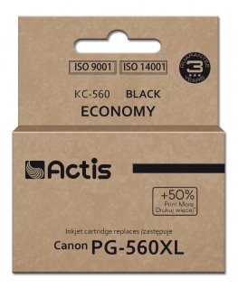 Actis KC-560 tintes kārtridžs 1 pcs Saderība Augsta (XL) produktivitāte Melns