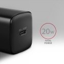 Axagon ACU-PD20 wall charger 1x QC3.0/AFC/FCP/PD type-C, 20W, black Axagon ACU-PD20 wall charger 1x QC3.0/AFC/FCP/PD type-C, 20W, black