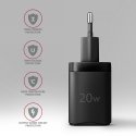 Axagon ACU-PD20 wall charger 1x QC3.0/AFC/FCP/PD type-C, 20W, black Axagon ACU-PD20 wall charger 1x QC3.0/AFC/FCP/PD type-C, 20W, black