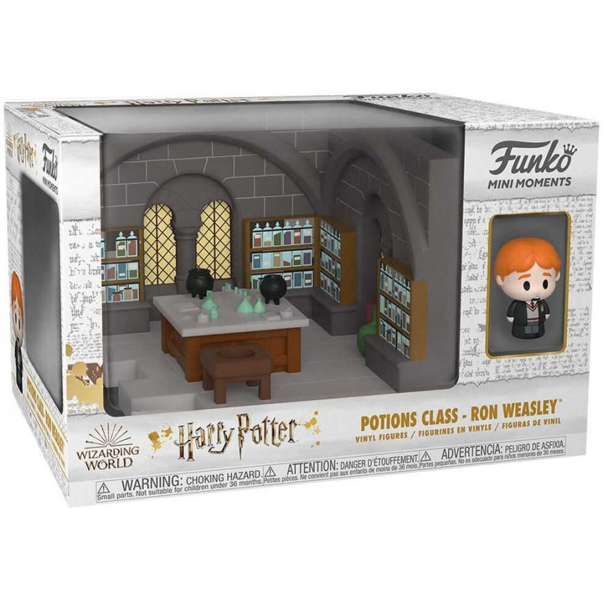 Funko POP! Mini akimirkos: Hario Poterin mikstuuraklassi – Ron Weasley vinyylihahmo – 2