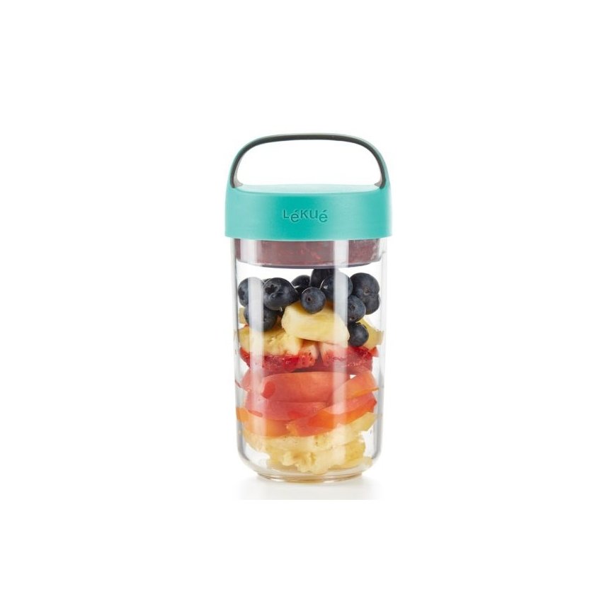 Lékué 888304 food storage container Round Jar 0.6 L Turquoise 1 pc(s)