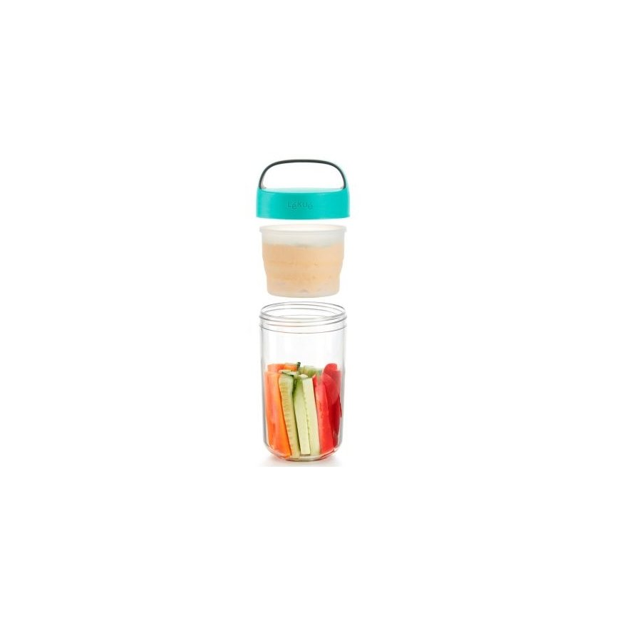 Lékué 888304 food storage container Round Jar 0.6 L Turquoise 1 pc(s) – 3