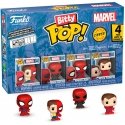 Funko Blister 4 figūrėlės Bitty POP Marvel Spider-Man Parker Split Funko Blister 4 figūrėlės Bitty POP Marvel Spider-Man Parker Split