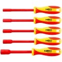 Neo Tools Insulated Screwdrivers with Socket Heads, 5 pcs. Neo Tools Insulated Screwdrivers with Socket Heads, 5 pcs.