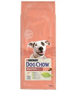 Purina DOG CHOW Sensitive Adult 14 kg Aikuinen Lohi