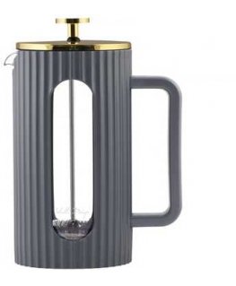 „Vialli Design“ – „Livio“ franču kafijas automāts Pelēks / Zelta, 1 l