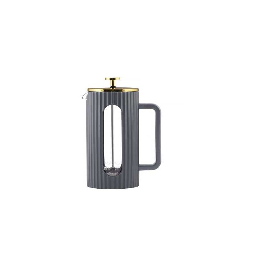 „Vialli Design“ – „Livio“ ranskalainen kahvinkeitin Harmaa / Kulta, 1 l