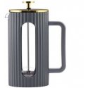 „Vialli Design“ – „Livio“ franču kafijas automāts Pelēks / Zelta, 1 l „Vialli Design“ – „Livio“ franču kafijas automāts Pelēks / Zelta, 1 l
