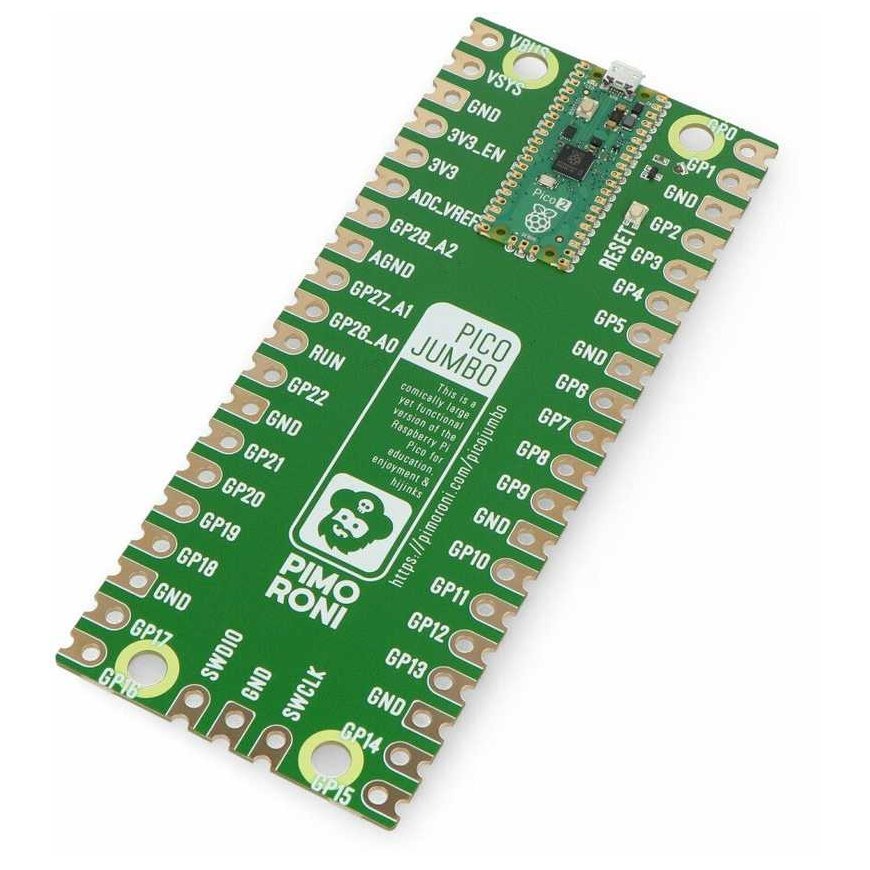 Pico Jumbo - moduuli, jossa on liitetty Raspberry Pi Pico 2 - PiMoroni PIM747