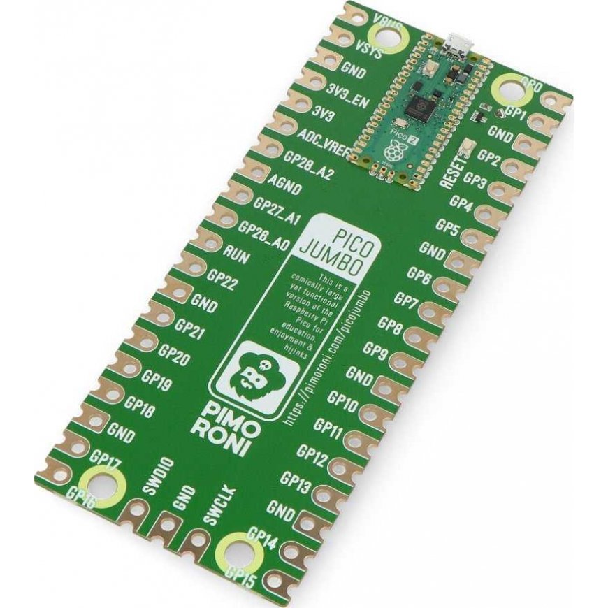 Pico Jumbo - moduuli, jossa on liitetty Raspberry Pi Pico 2 - PiMoroni PIM747 – 4