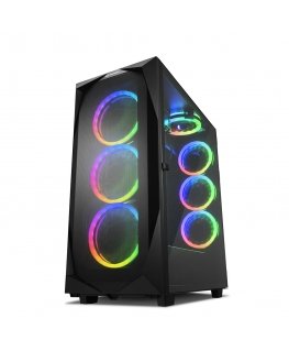 Sharkoon REV300 Tower Juoda
