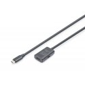 Digitus Active USB 3.2 Gen1 5G extension cable, USB-C - USB-C, 5m Digitus Active USB 3.2 Gen1 5G extension cable, USB-C - USB-C, 5m