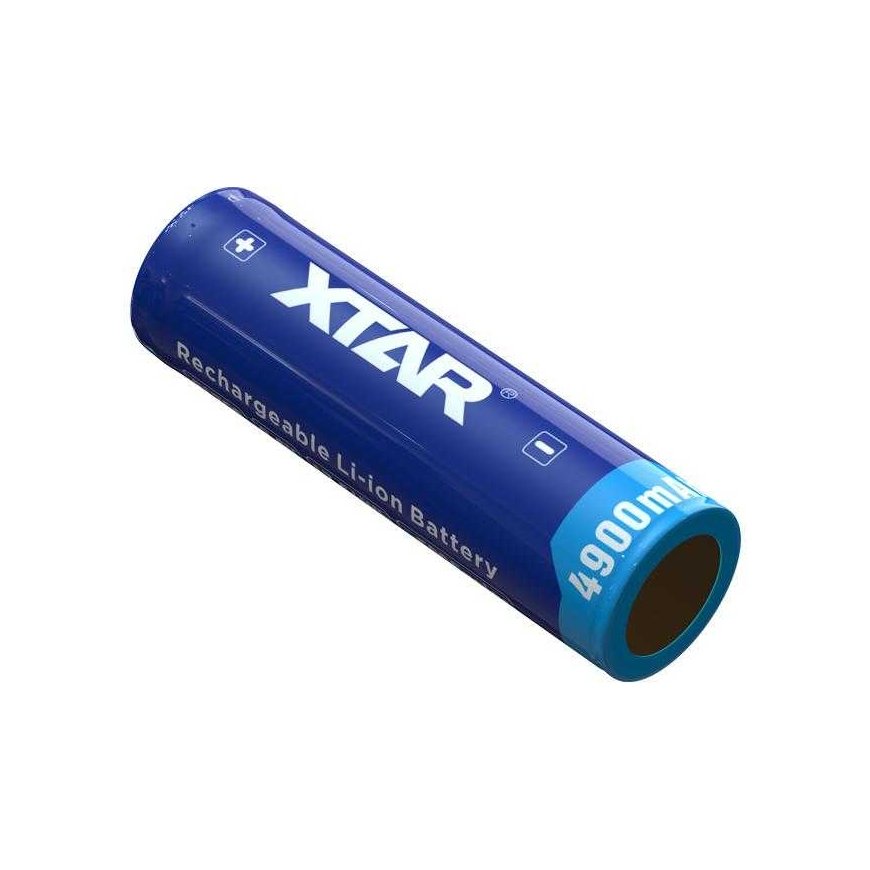 Baterija 21700 Li-Ion 3.7V Xtar 4900mAh (1 vnt.) su apsauga – 4