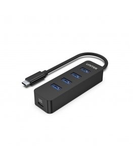 UNITEK uHUB Q4 USB 3.2 Gen 1 (3.1 Gen 1) Type-C 5000 Mbit/s Must
