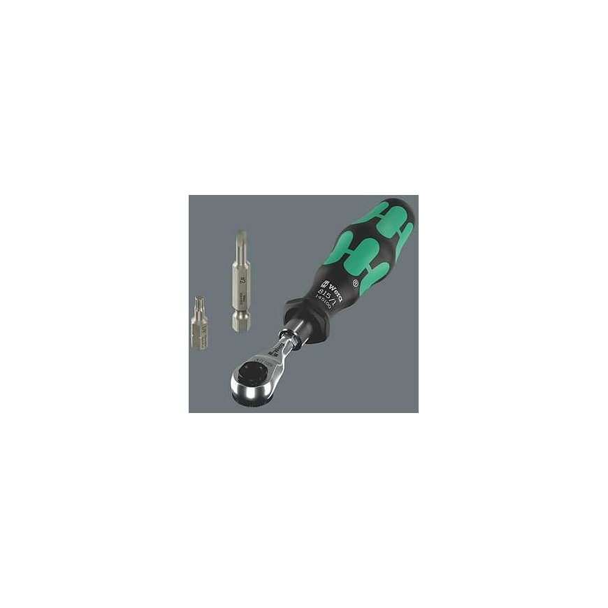 21 pcs 1/4'' tool inspection modular imperial 1 WERA bits and heads [05049001001] – 5