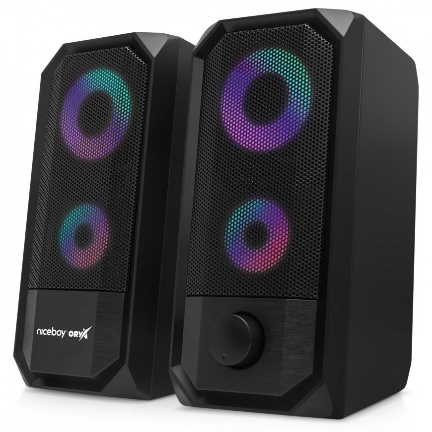 Niceboy ORYX VOX 2.0 speaker set 12 W PC/Laptop Black 2.0 channels 1-way