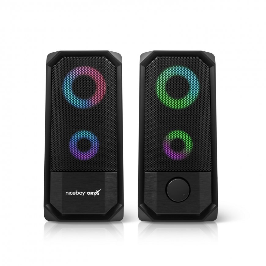 Niceboy ORYX VOX 2.0 speaker set 12 W PC/Laptop Black 2.0 channels 1-way – 3