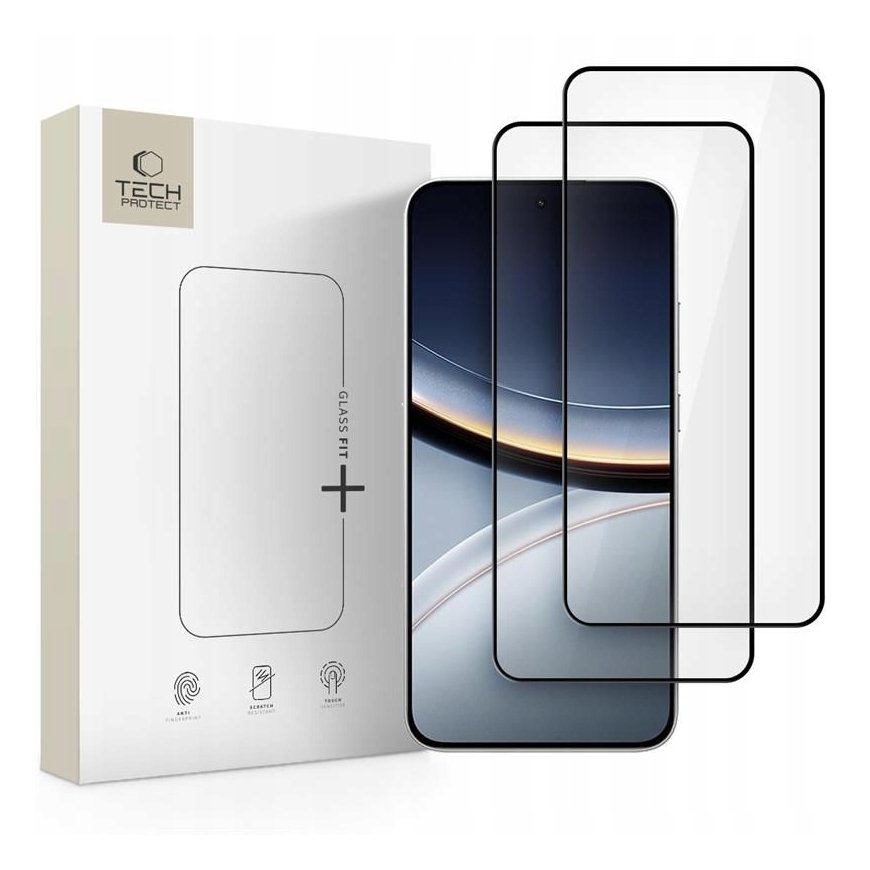 KOVETETTU LASI TECH-PROTECT GLASS FIT+ 2-PACK XIAOMI POCO F7 5G – 2
