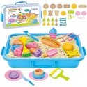 WOOPIE kinetic sand 1.2kg restaurant table set with molds WOOPIE kinetic sand 1.2kg restaurant table set with molds