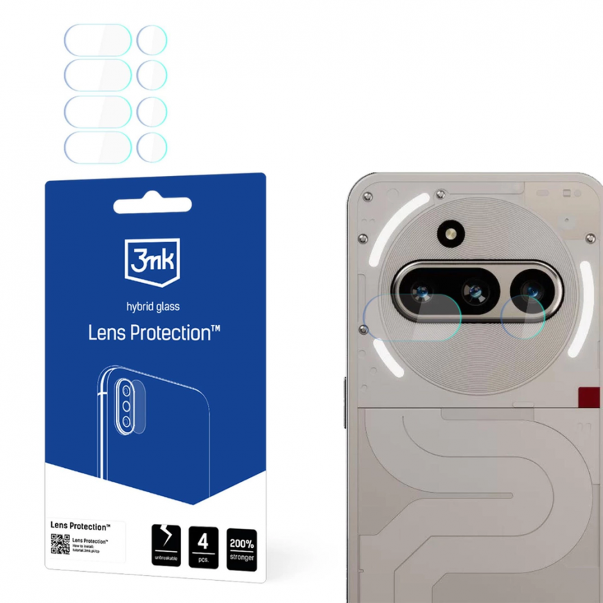 Защитное стекло 3mk для камеры Nothing Phone (3a) – 2