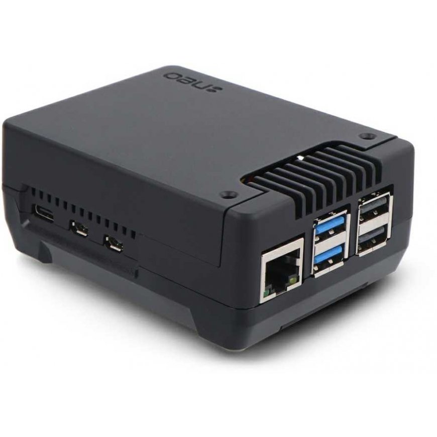 Корпус Argon40 Argon NEO 5 M.2 NVMe PCIe для Raspberry Pi 5 - с вентилятором и радиатором - алюминий - черный – 2