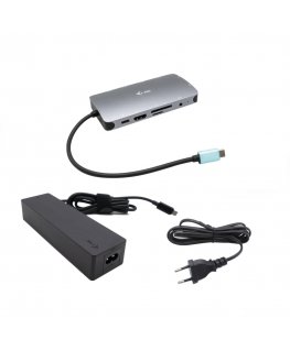 i-tec Metal C31NANOVGA100 dokstacija Vadu USB 3.2 Gen 1 (3.1 Gen 1) Type-C Pelēks