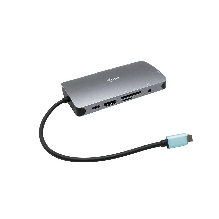 i-tec Metal C31NANOVGA100 dokstacija Vadu USB 3.2 Gen 1 (3.1 Gen 1) Type-C Pelēks – 2
