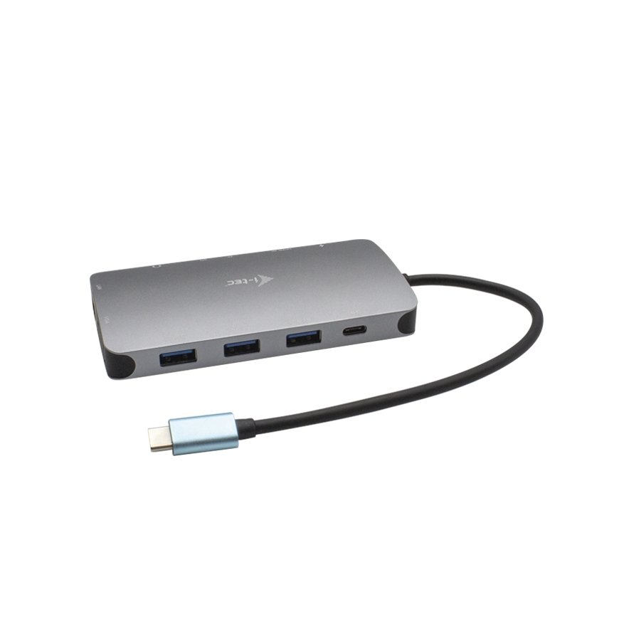 i-tec Metal C31NANOVGA100 dokstacija Vadu USB 3.2 Gen 1 (3.1 Gen 1) Type-C Pelēks – 3