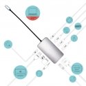 i-tec Metal C31NANOVGA100 dokstacija Vadu USB 3.2 Gen 1 (3.1 Gen 1) Type-C Pelēks i-tec Metal C31NANOVGA100 dokstacija Vadu USB 3.2 Gen 1 (3.1 Gen 1) Type-C Pelēks