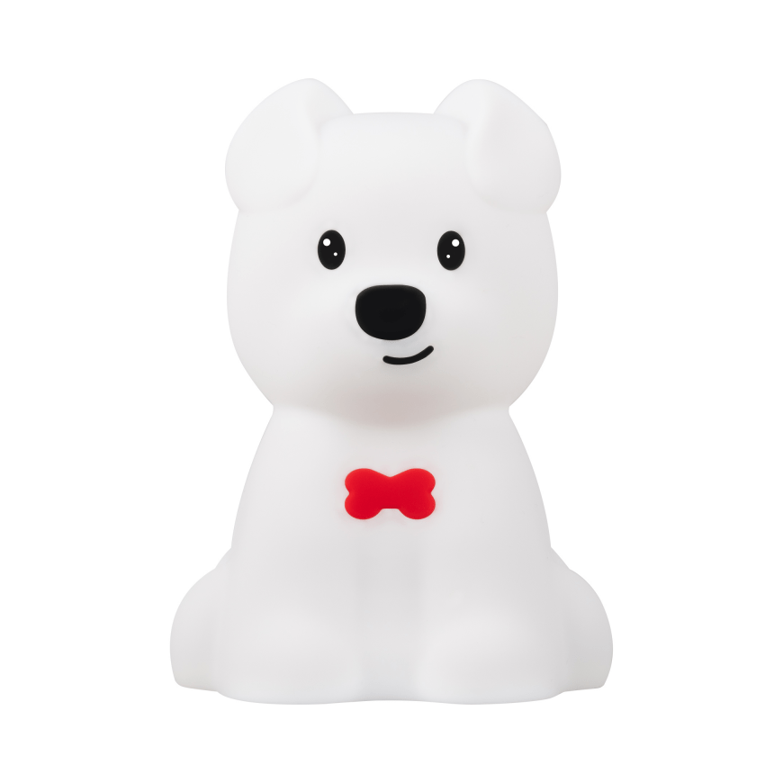 Rabbit Friends „Redleaf“ kvailo šuns silikoninė LED lempa